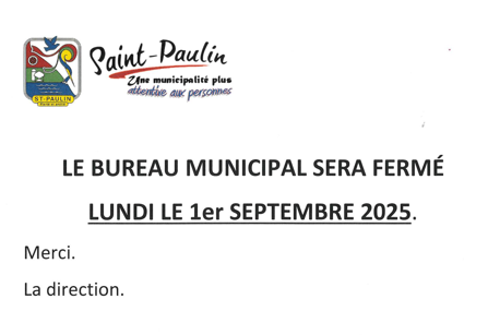 2025 09 01 fermeture de bureau