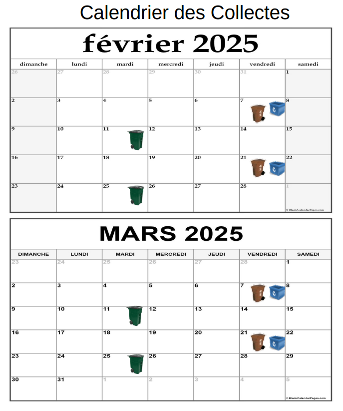 février mars 2025